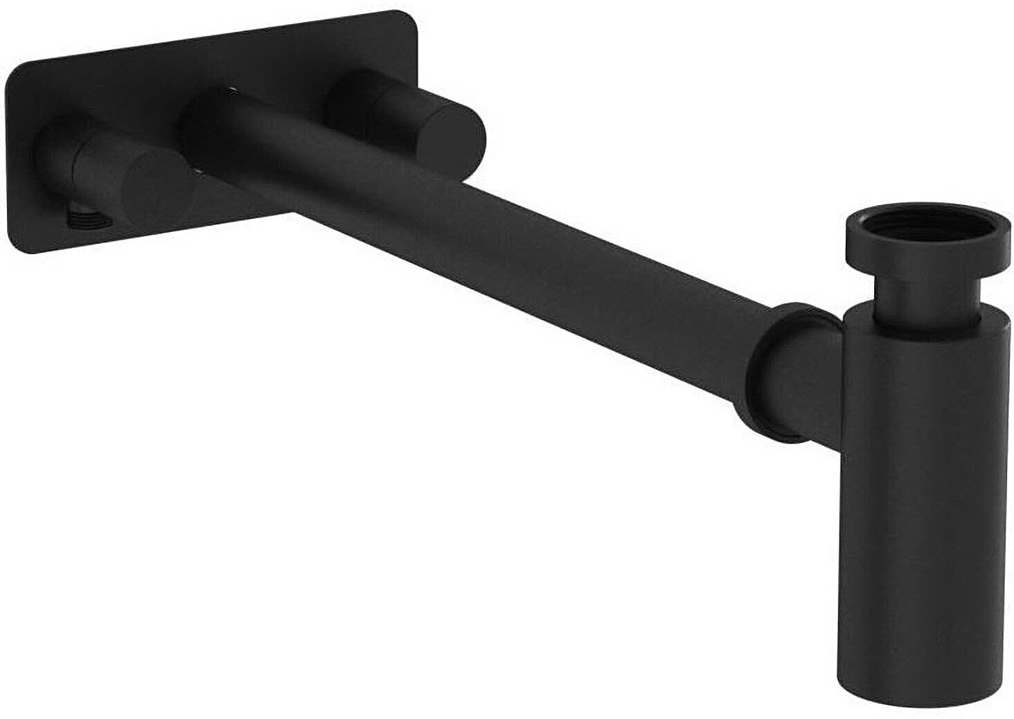 VitrA outlet pipe/rosette symmetrical design siphon set with angle valves A45159