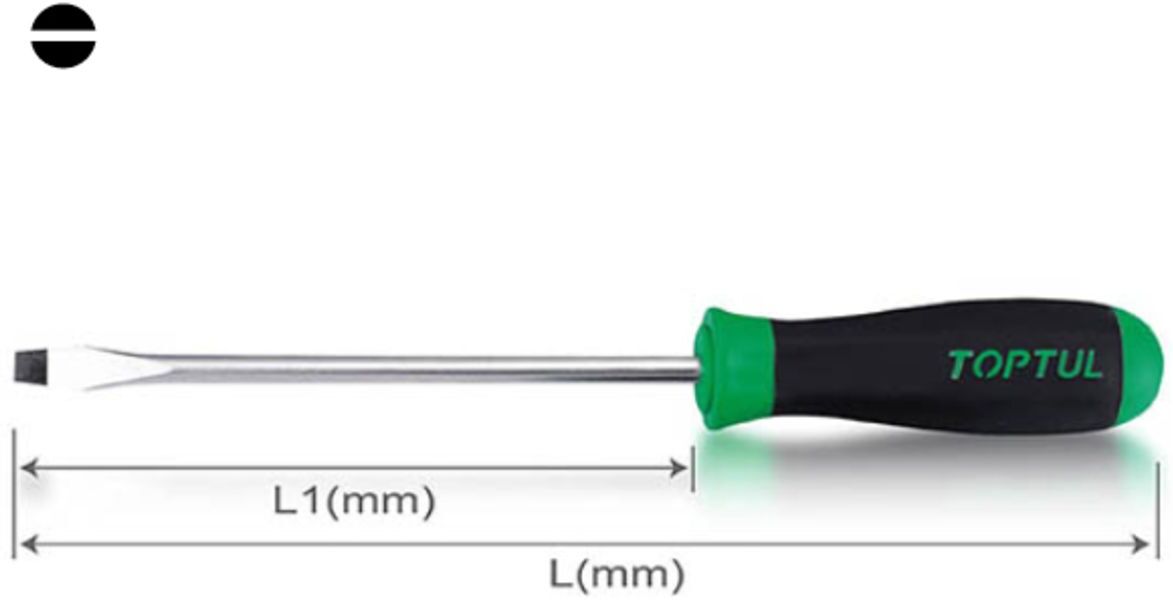 Schlitzschraubendreher TOPTUL FAAB0410