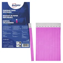 AVERY Zweckform Eintrittsbänder neonpink
