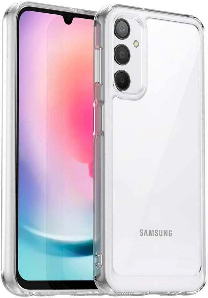 INCOVER Samsung Galaxy A24 Cover Acrylic Combo - Gennemsigtig