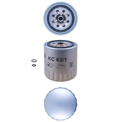 MAHLE Kraftstofffilter KC 63/1D Anschraubfilter 100mm GewindemaßM12x1,5 für Peugeot Ford Mercedes GM DAEWOO SSANGYONG