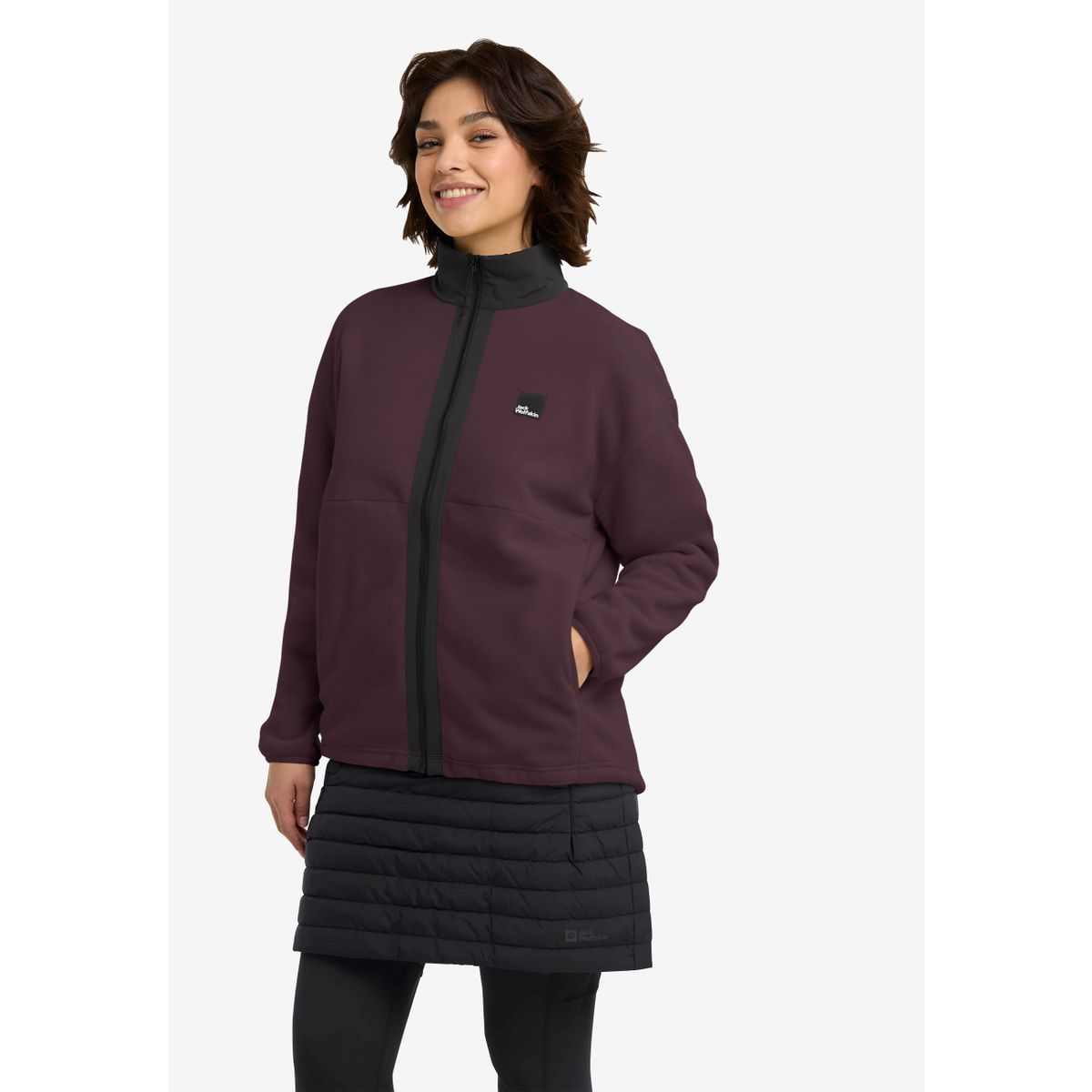 Jack Wolfskin Sumetro Full Zip W amaranth (I0116) XS A65075_I0116_A04