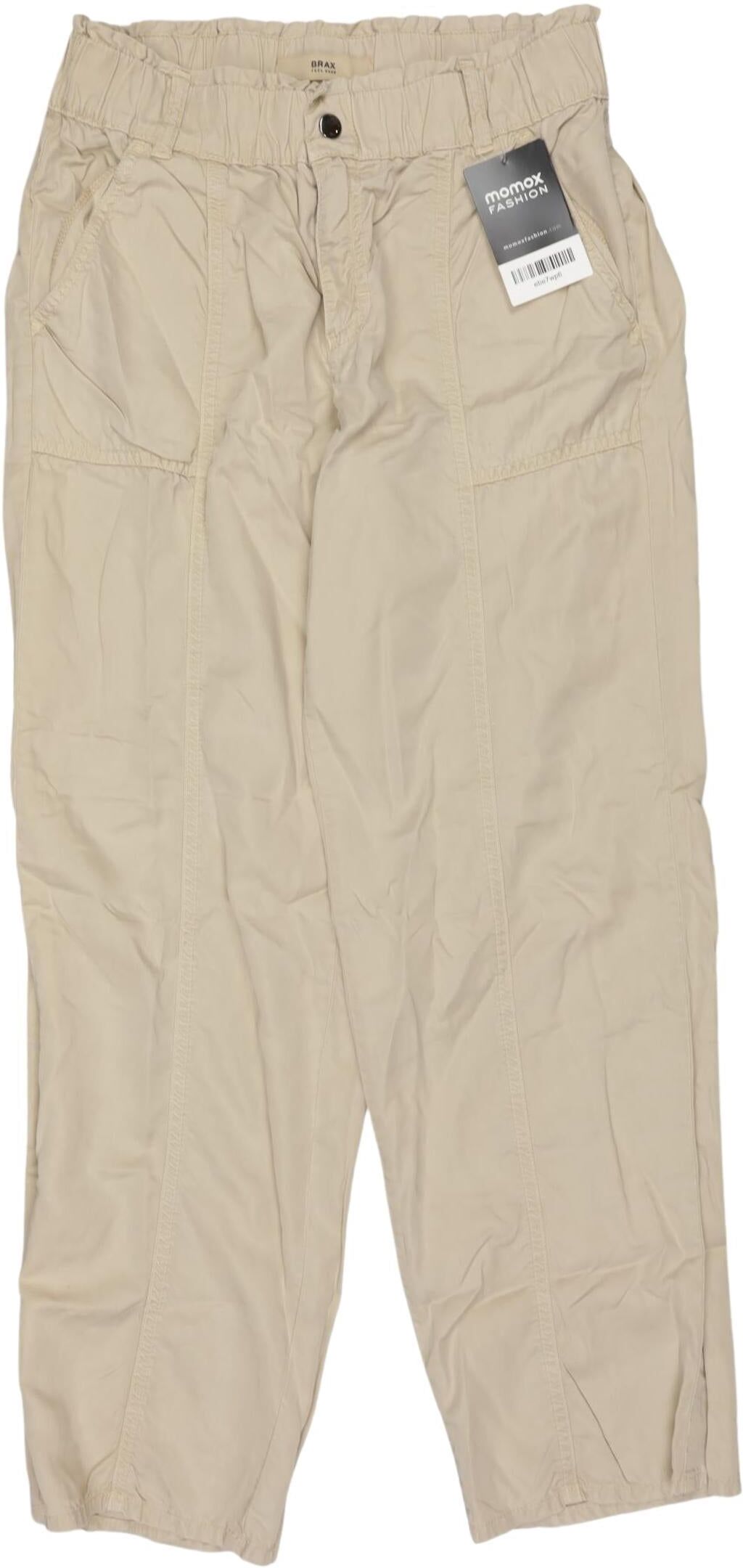Eurex by Brax Damen Stoffhose, Beige, Gr. W26, Lyocell - Second Hand
