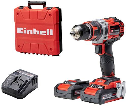 Einhell Professional TP-CD 18/50 Li-i BL (2x2,0Ah) 2-Gang-Akku-Schlagbohrschrauber inkl. Ladegerät, inkl. 2. Akku
