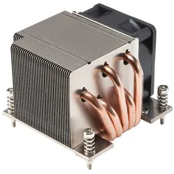Akasa 2U-Kühler für Intel LGA1851 LGA1700 mit 5 Kupfer-Wärmerohren (67.30 mm), CPU Kühler, Schwarz