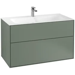 Villeroy und Boch Finion Waschtischunterschrank F02000GM 99,6x59,1x49,8cm, Olive Matt Lacquer