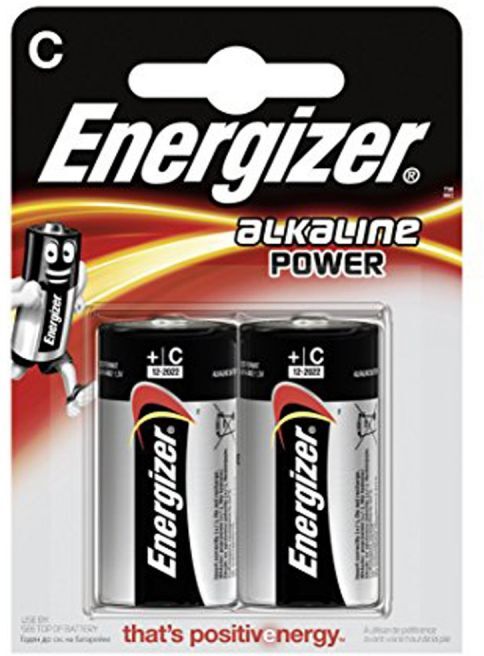 Energizer C Mezzatorcia Alkaline Power - Blister Da 2 Pile