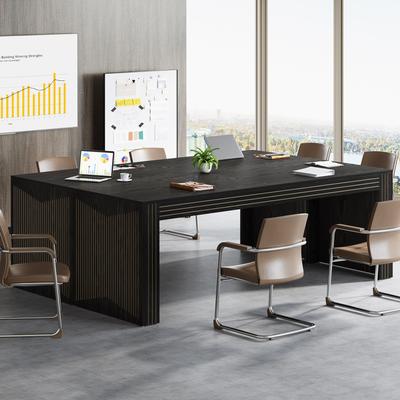Lee 79 Inch Extra Long Desk, Two Person Desk, Double Computer for Home Office