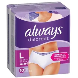 Always Discreet Inkontinenzhöschen »discreet Normal« Gr. L - 40 Stück