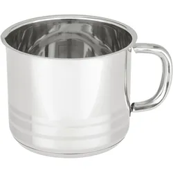 Milchtopf Paula Silberfarben ca. 1.5 l
