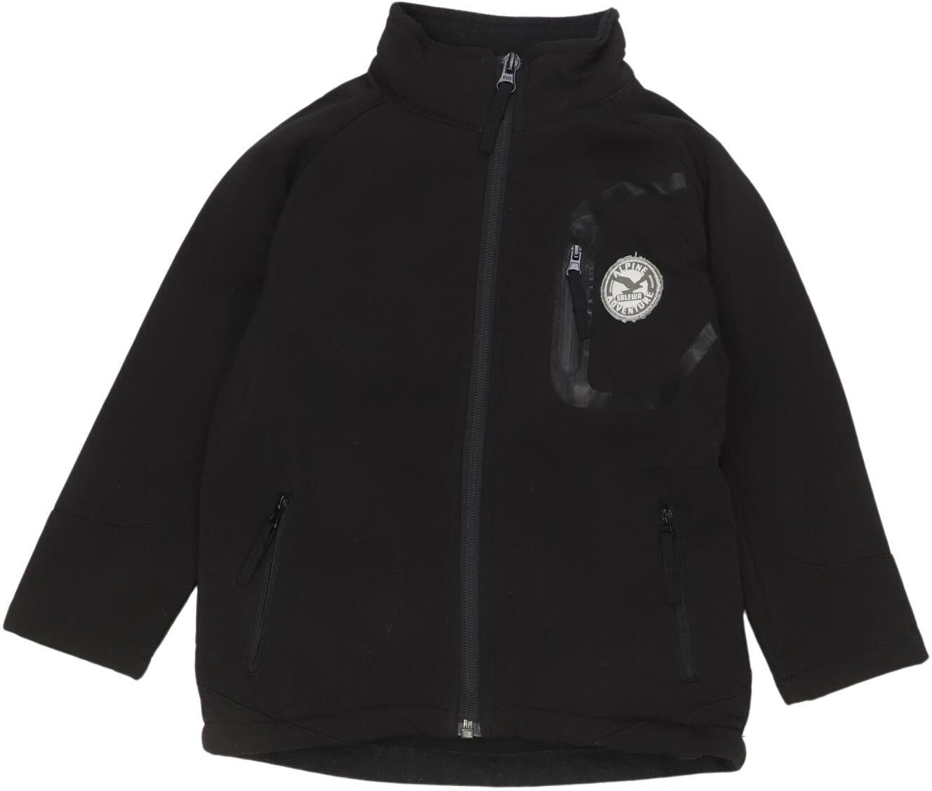 Salewa Jungen Jacke oder Mantel, Schwarz, Gr. EU 104, Synthetik - Second Hand