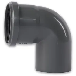 HT Safe Abflussrohr Bogen 87° (Ausführung: DN 75 - 87°)