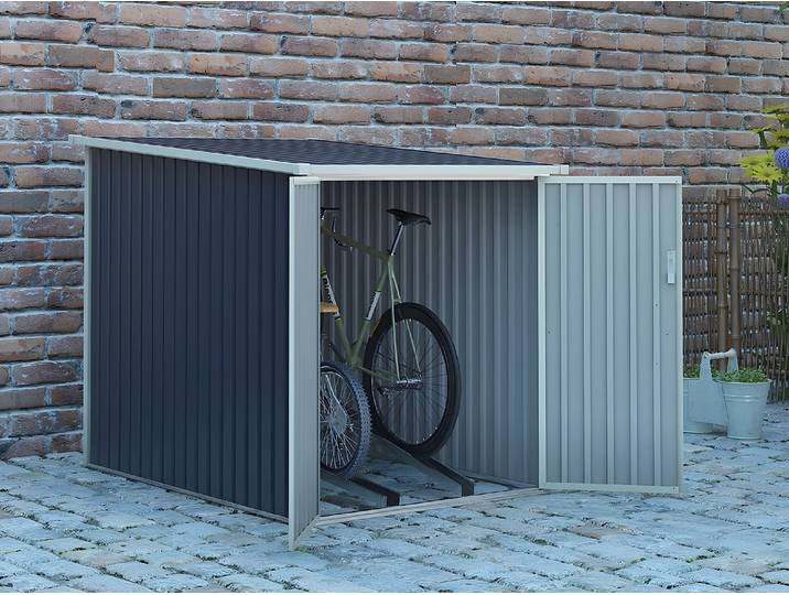 Fahrradunterstand Fahrradschuppen - Stahl - 2,81 m² - NIKI