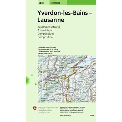 Swisstopo 1 : 50 000 Yverdon-les-Bains Lausanne, Sonstige von , Swisstopo, 978-3-302-05020-1