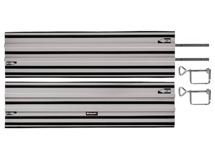 Einhell Original Rails de guidage\, 2x 1000 mm accessoire pour scies circulaires et plongeantes longueur 1000 mm pour coupes droites et d’angle