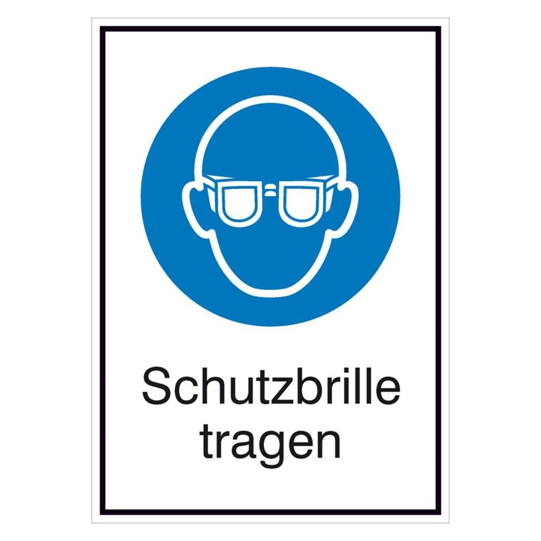 SafetyMarking GebotsKombischild Schutzbrille tragen 26. (11.A7035)