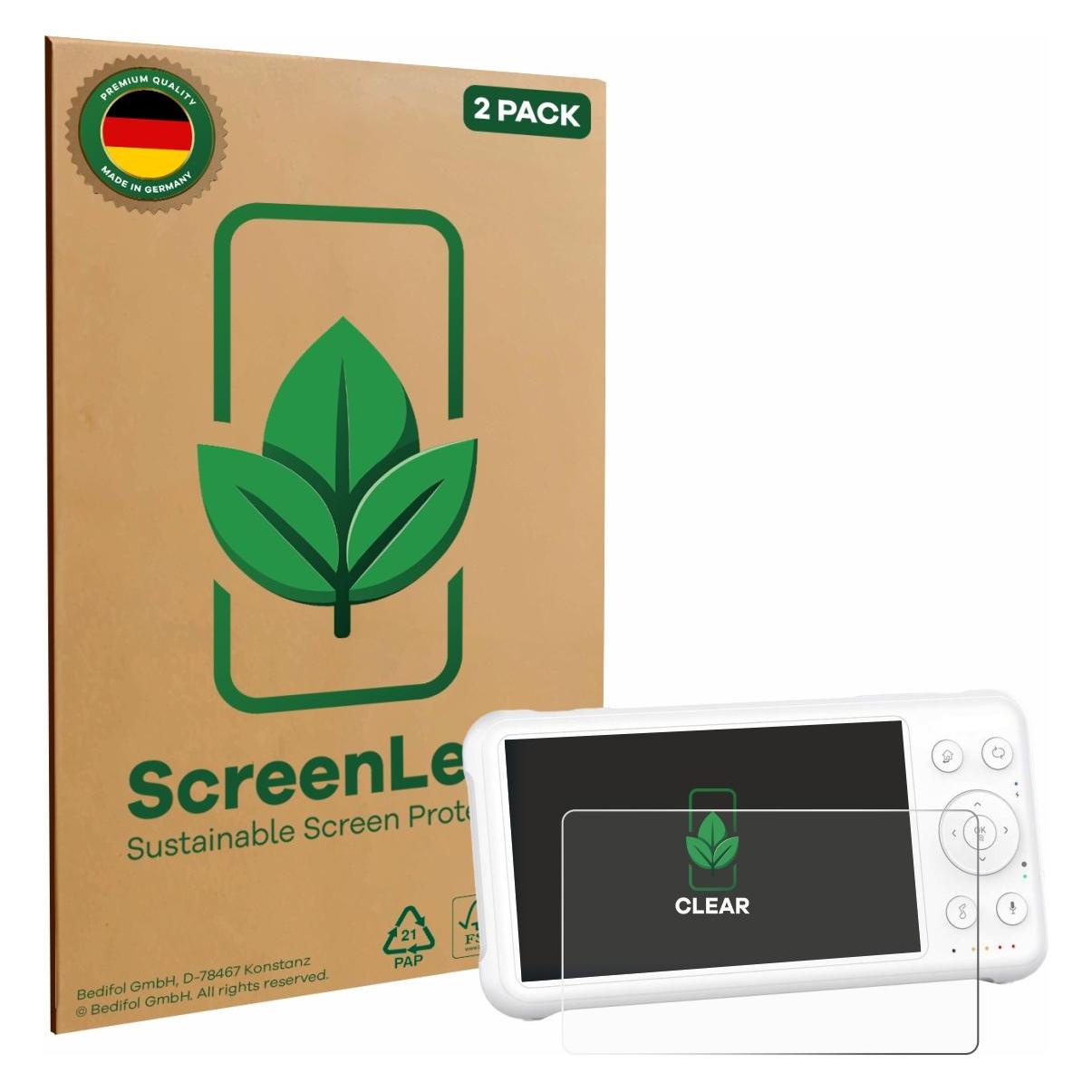 ScreenLeaf Schutzfolie nachhaltiger Displayschutz Display Schutz Folie Klar Transparent (6159943)