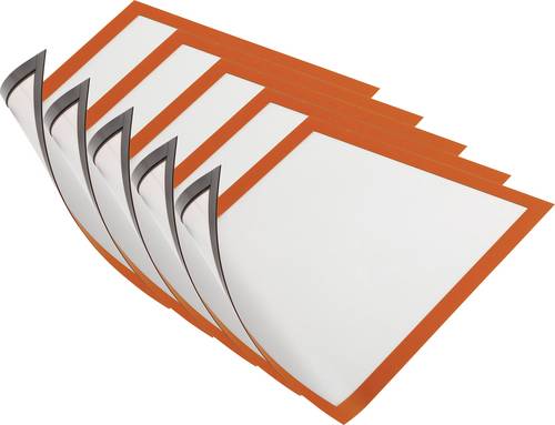 DURABLE Magnetrahmen DURAFRAME MAGNETIC, orange, magnetisch, DINA4, 5/VE