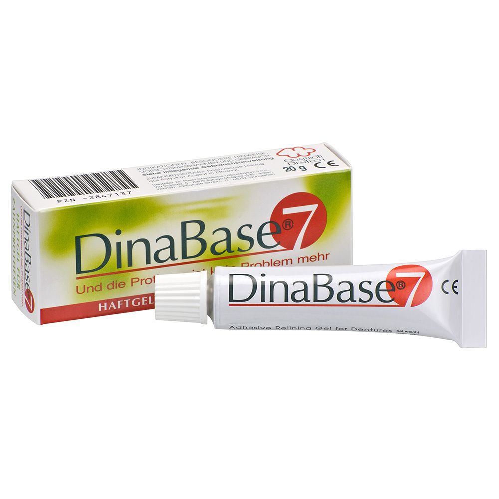 Dinabase 7 Haftgel für Zahnprothesen 20 g Gel