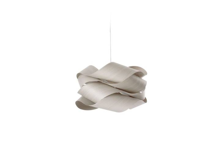 LZF Pendelleuchte Link - Grey (Grau) , Weiß matt , Small Natur,