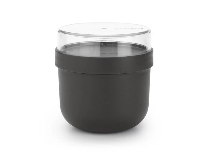Brabantia Bol à petit déjeuner Make & Take 0,5 L Gris foncé