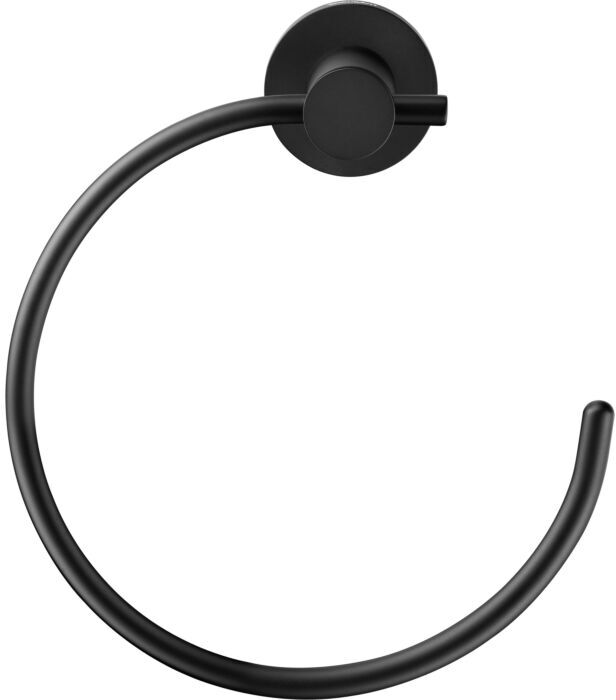 Duravit D-Code Handtuchring 0099214600 Schwarz Matt, Ø169 mm, Schwenkbar