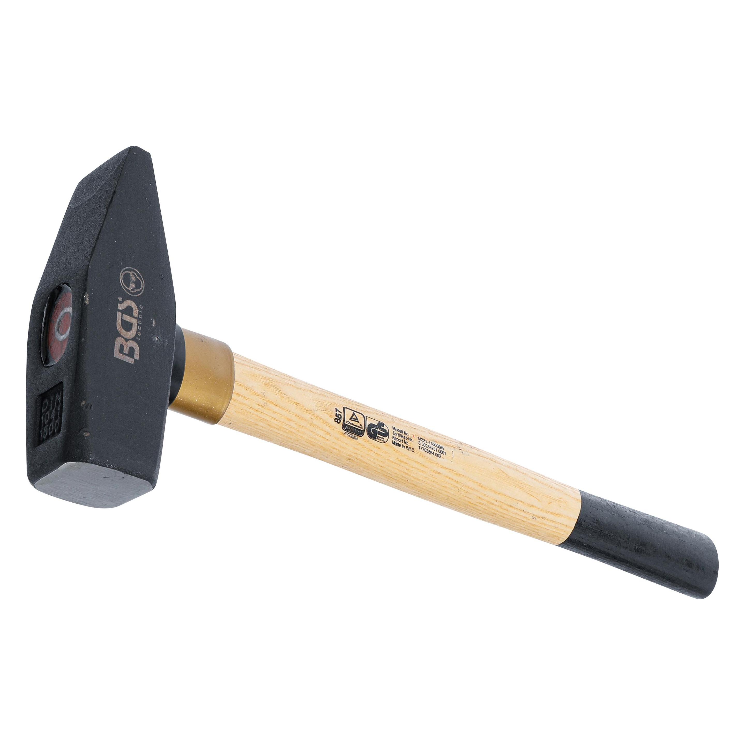 BGS Schlosserhammer Holz-Stiel DIN 1041 1500 g (1500 g) (22165075)
