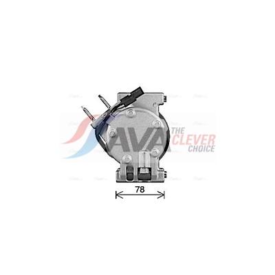 AVA CLEVER CHOICE Kompressor, Klimaanlage fdak682 für Ford