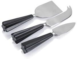 Zodax Two-Tone Star Polished Cheese Knife Set