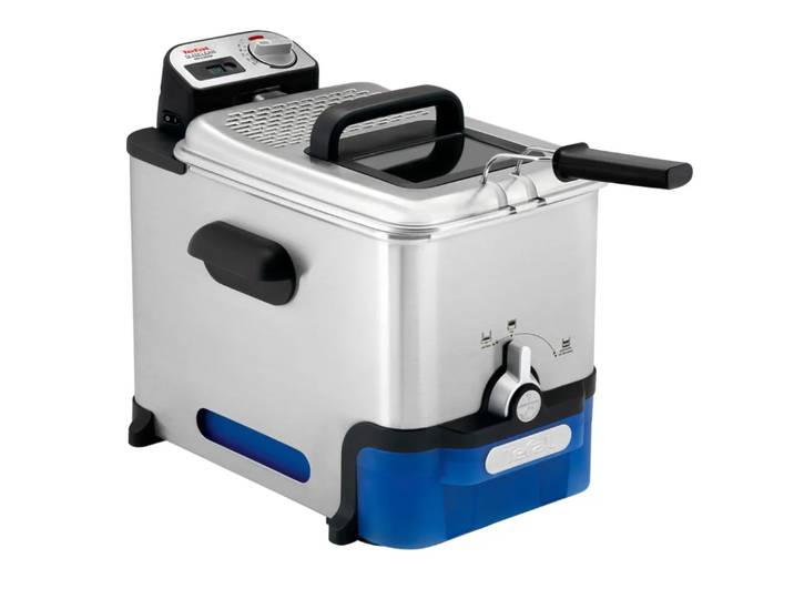 Tefal Oleoclean friteuse digitale timer Silver-blauw