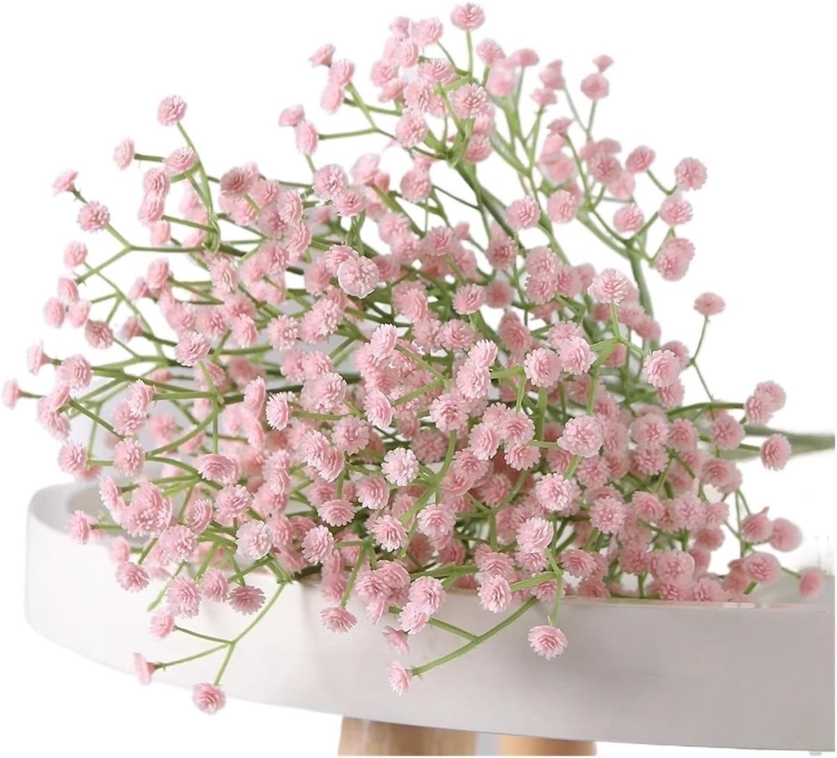 Gedroogd Sluierkruid Boeket - 3 Stuks - Roze - Natuurlijke Woondecoratie