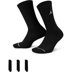 Nike, Unisex, Sportsocken, Cush Poly Crew Socken, 3 Paar (XL), Weiss, Schwarz