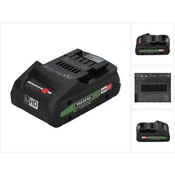 Prebena, Werkzeugakku + Ladegerät, LiHD Akkupack 18 V 4,0 Ah Li-Ion Akku CAS System (18 V)