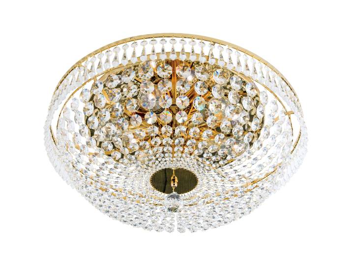 Briamond Deckenlampe Sheraton gold Messing/Kristall B 55 cm