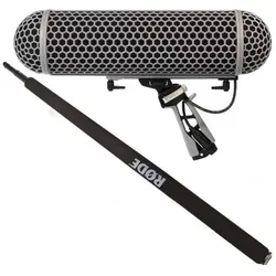 RØDE Blimp Windschutz-System mit Micro Boompole (Fell, Korb), Mikrofon Windschutz