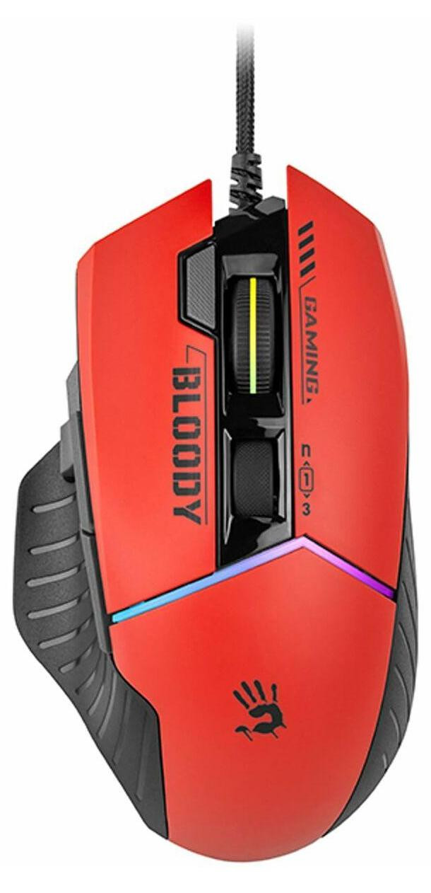 A4Tech Bloody W95Max USB Gaming Muis - Rood - A4TMYS47257