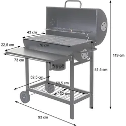 MCW, Holzkohlegrill, F70 (68 cm)
