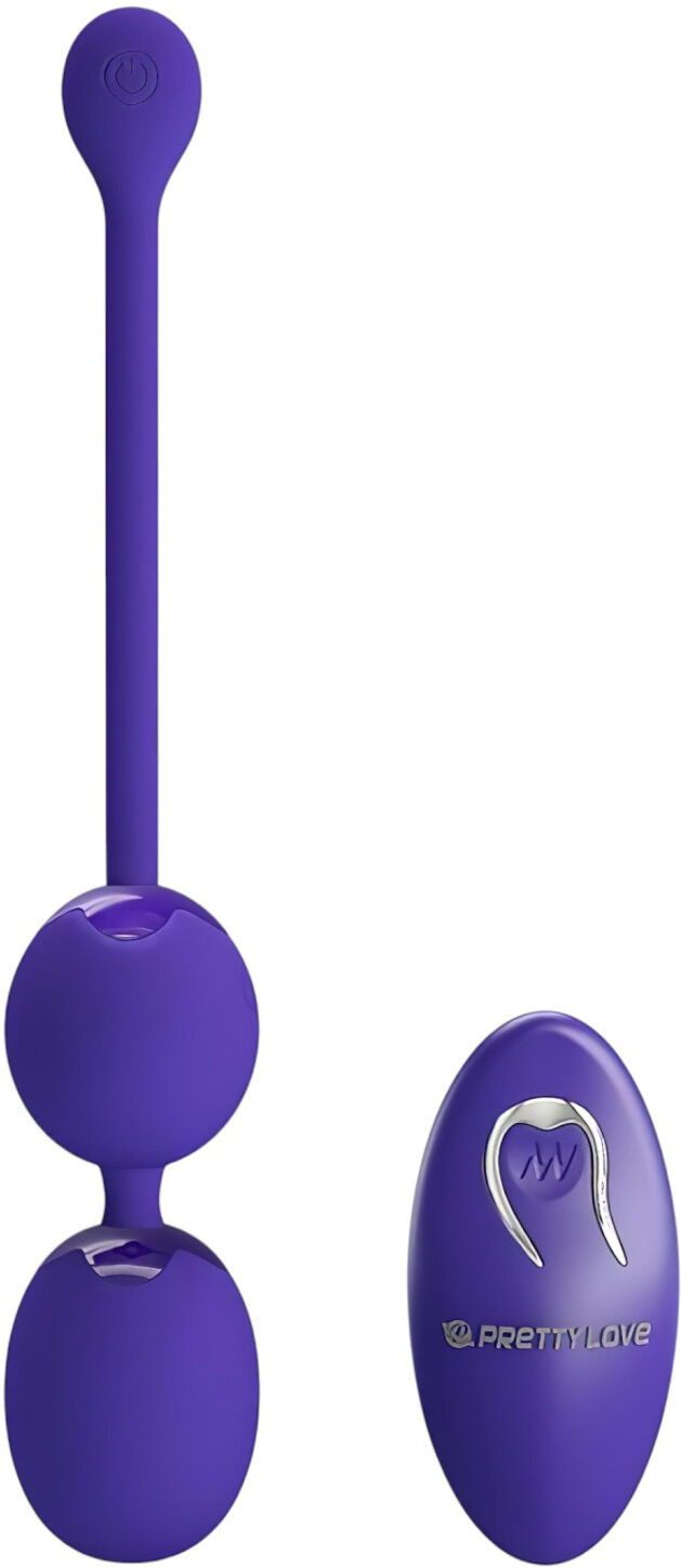 Pretty Love Willie Youth - Radio-Controlled Kegel Balls (Purple)