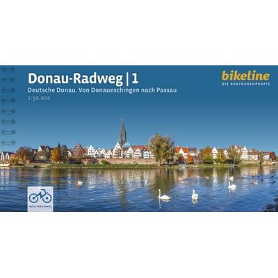 Donauradweg / Donau-Radweg 1, Gebundene Ausgabe von , Esterbauer, 978-3-7111-0346-8