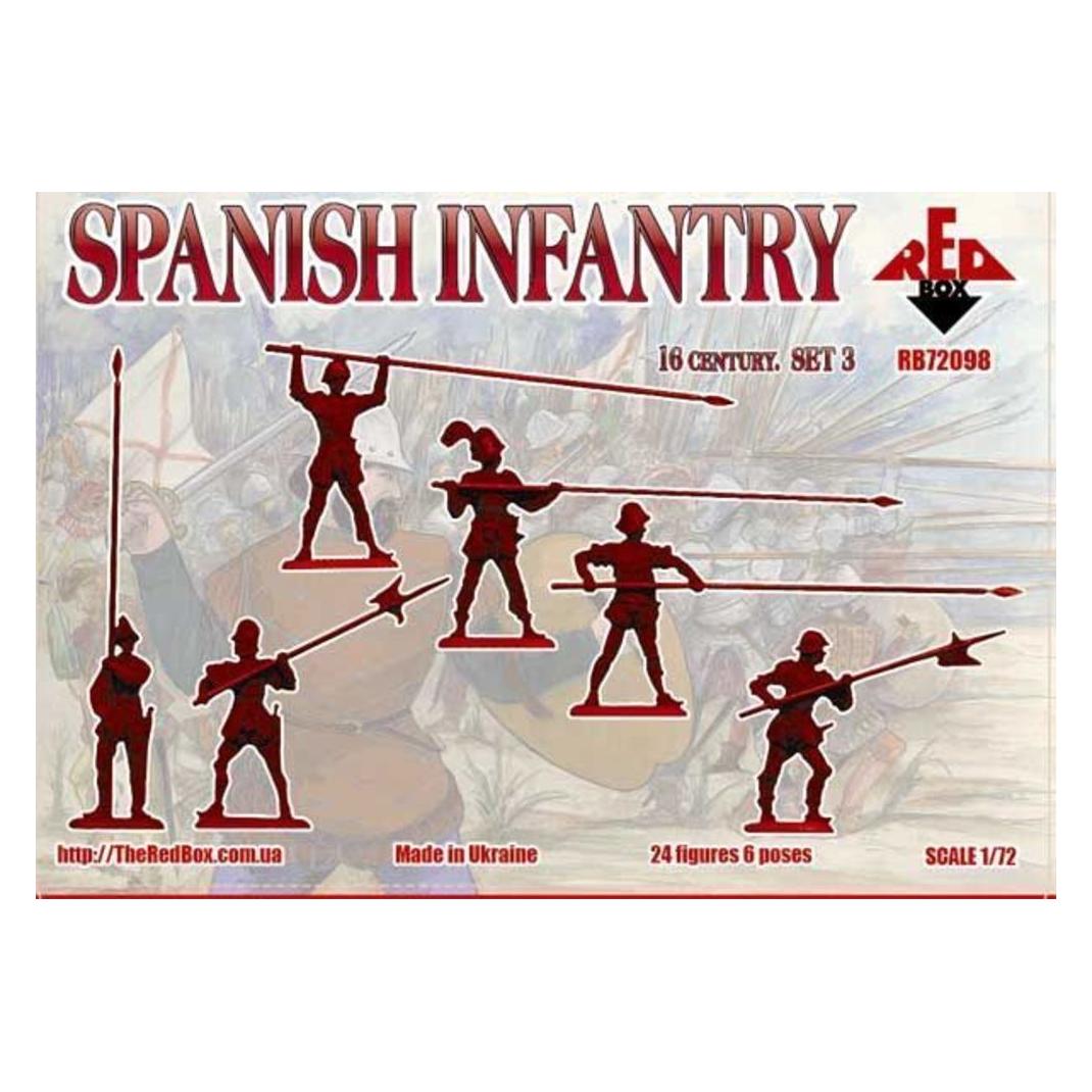 Red Box Spanish infantry(Pike),16th century,set3 (RB72098)