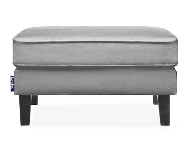 KONSIMO® Sitzhocker TERSO elegant, zeitloses Design und hohe Beine, Weicher Velours-Stoff