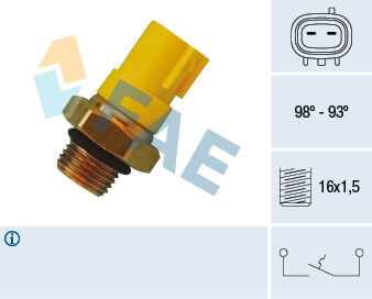 Fae Temperaturschalter, Kühlerlüfter 36520 Für Gm Suzuki
