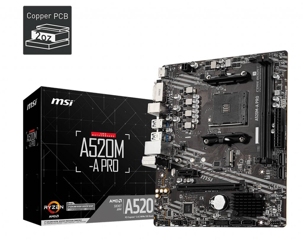 MSI A520M-A Pro 7C96-001R