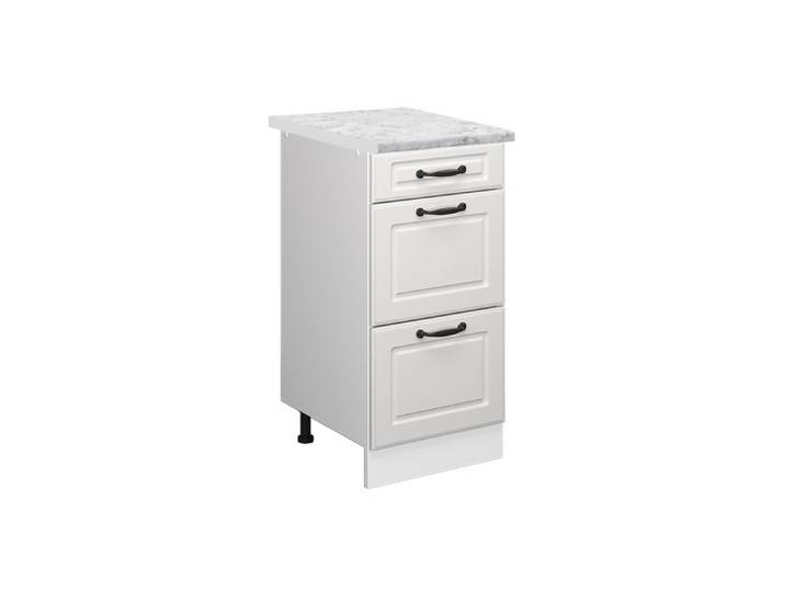 Meuble cuisine R-Line 40cm PT Marbre Blanc campagne/Blanc Vicco 45911