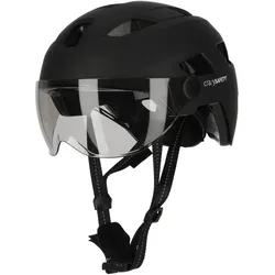 CRAZY SAFETY Oak Fahrradhelm 1001 - black L (55-61 cm)