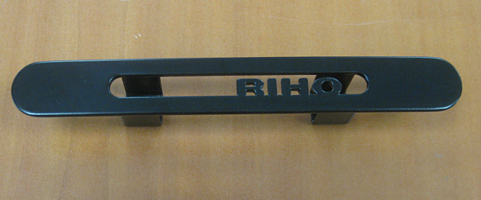 RIHO Sanitär GmbH Riho Überlaufabdeckung Standard AT80040 mattschwarz