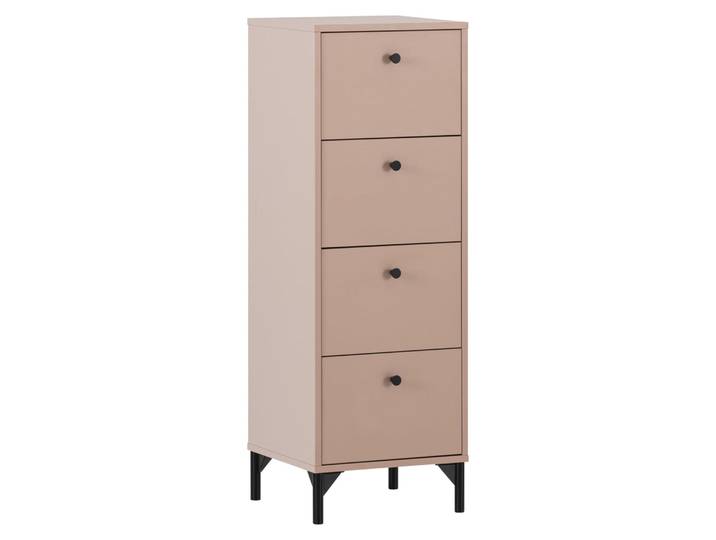 Commode Schildmeyer Smash\, couleur abricot\, dimensions : 40\,1 x 40 x 116\,7 cm