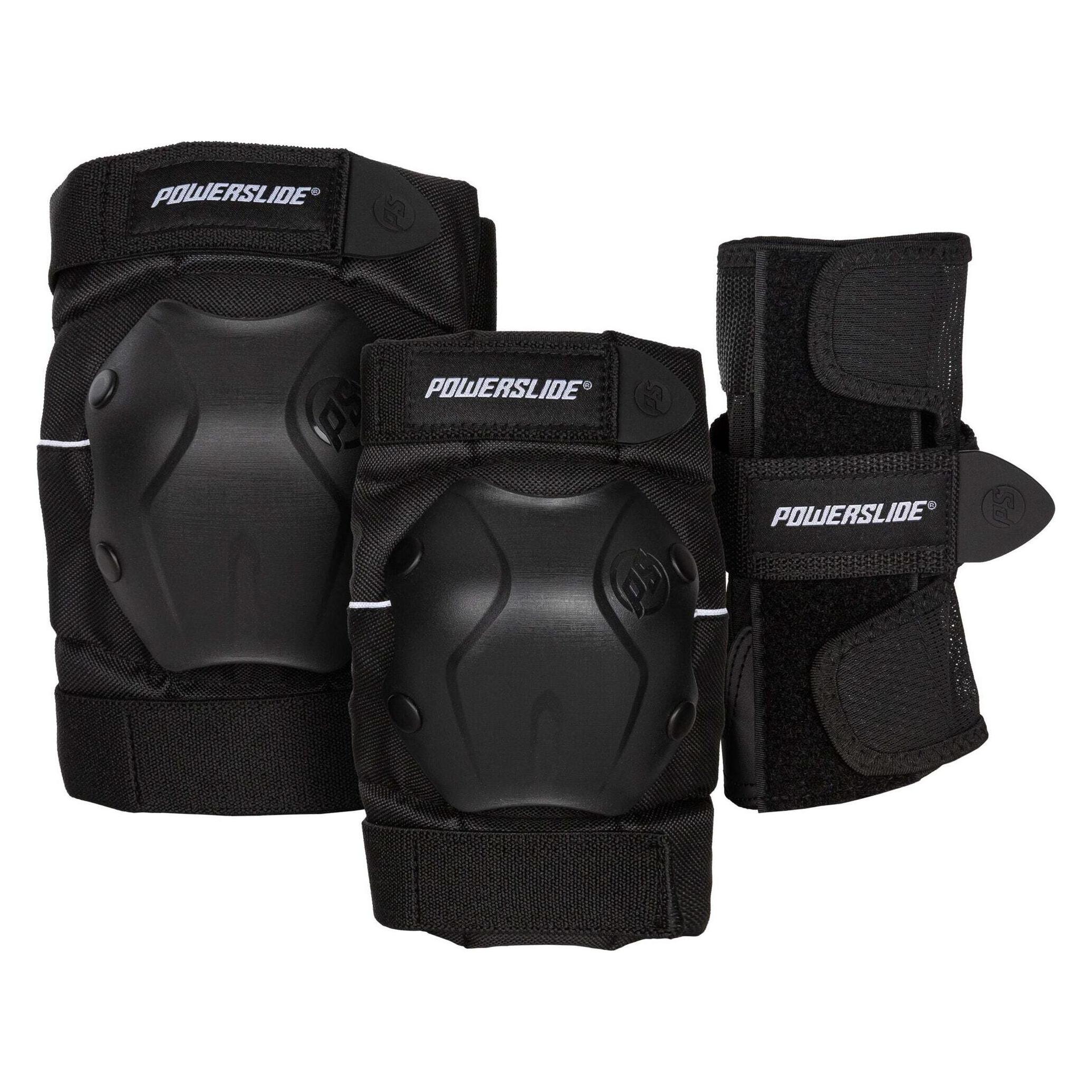 Powerslide Standard-Kniehebelset (L, Ellbogenschoner, Knieschoner) (903292)