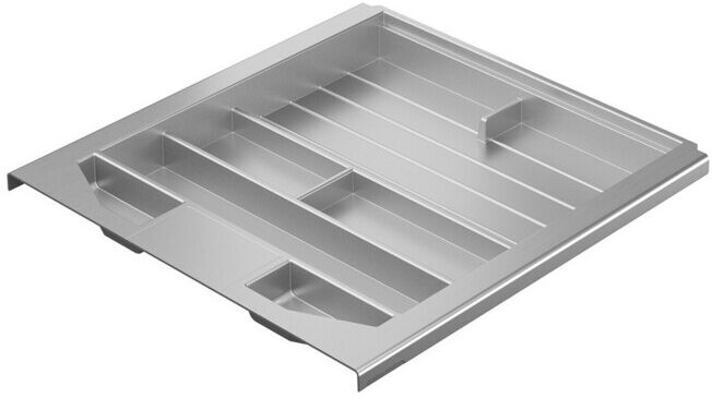 Hettich Corbeille à fournitures 9111484 plastique aspect alu (9111484)