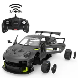 JAMARA Porsche 911 GT2 RS Clubsport 25 1:18 grau 2,4 GHz Bausatz